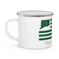 Tolland Connecticut St. Patrick’s Day Flag Enamel Camping Mug