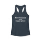 New Canaan Is My Happy Place Women's Ideal Racerback Tank Top