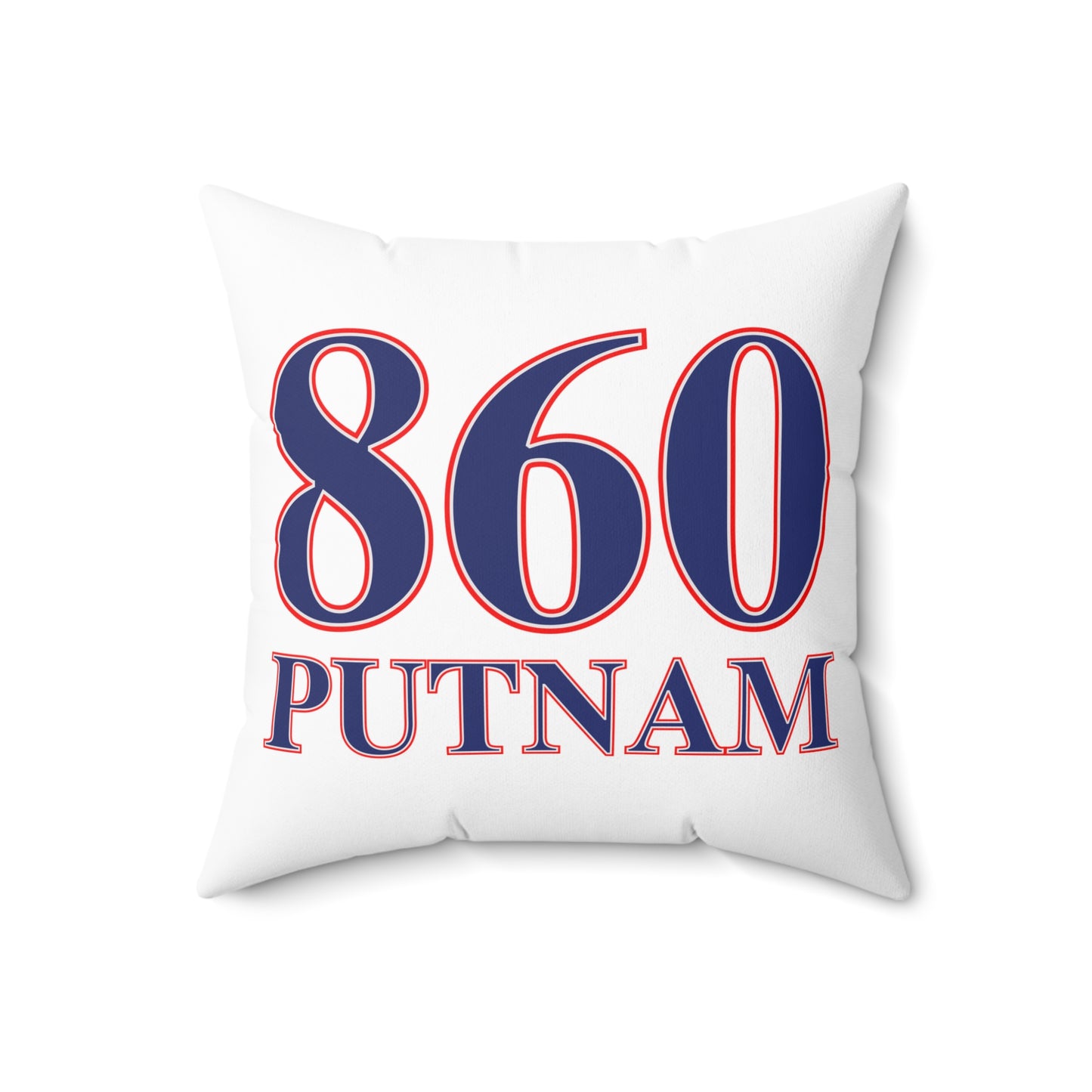 860 Putnam Red, White & Blue Spun Polyester Square Pillow