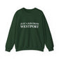 Just a kid from Westport Unisex Heavy Blend™ Crewneck Sweatshirt