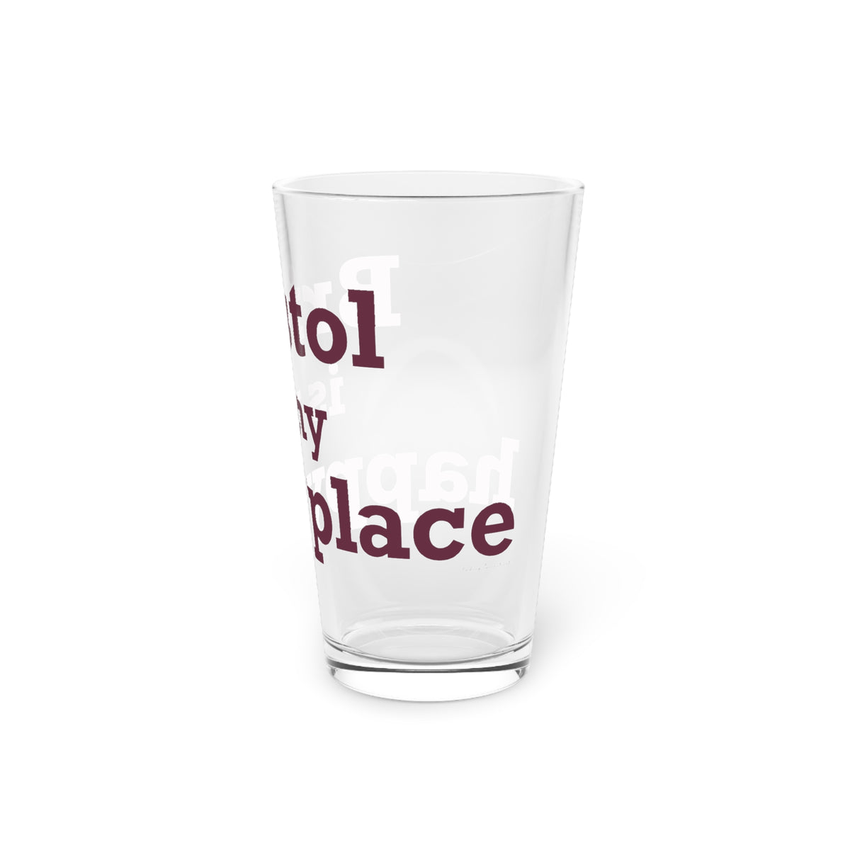 Bristol is My Happy Place Pint Glass, 16oz