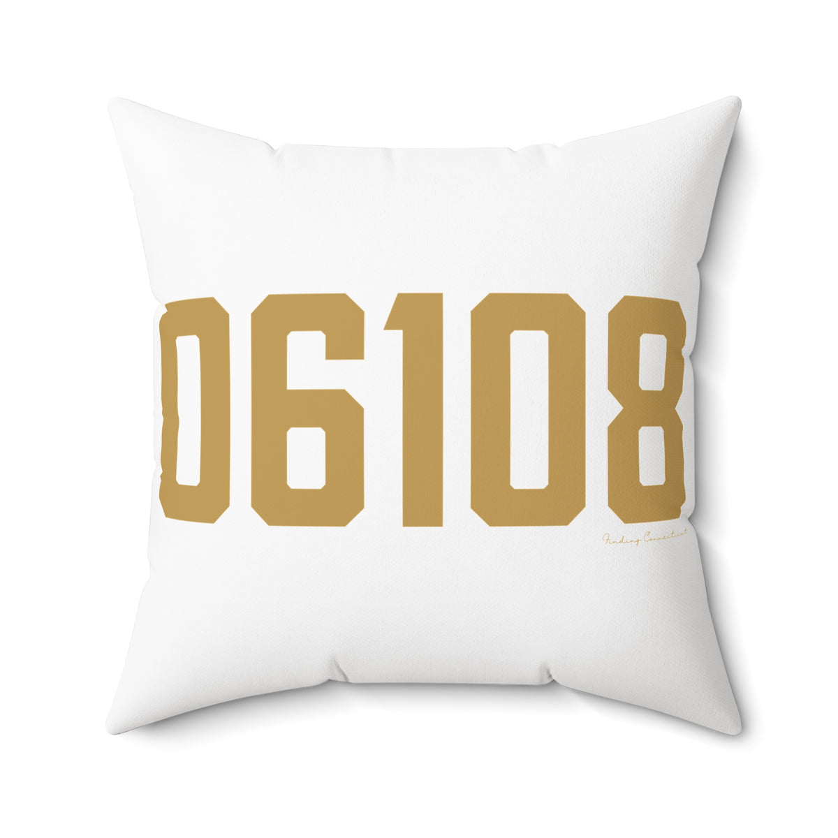 06108 East Hartford Connecticut Zip Code Polyester Square Pillow
