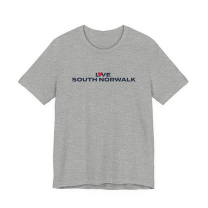 Love South Norwalk Unisex Jersey Short Sleeve T-Shirt