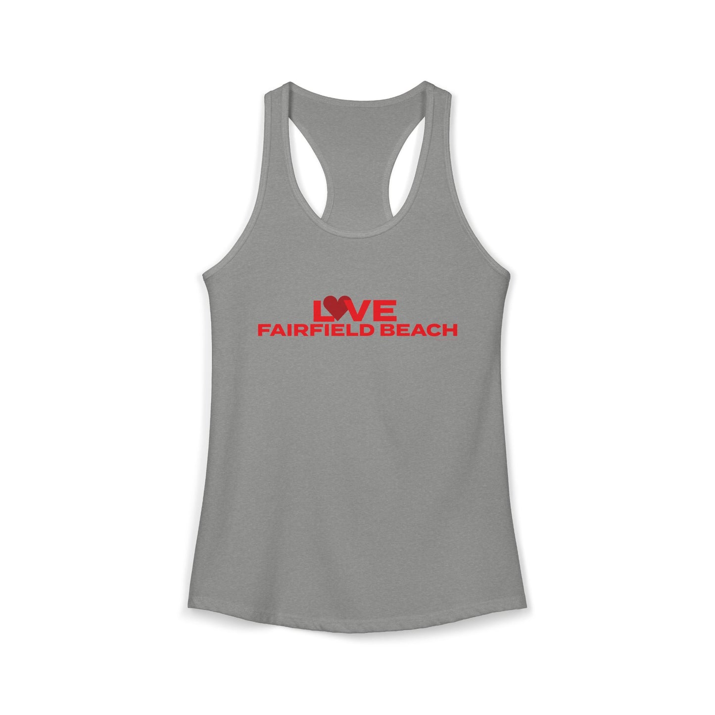 Love Fairfield Beach Women's Ideal Racerback Tank Top