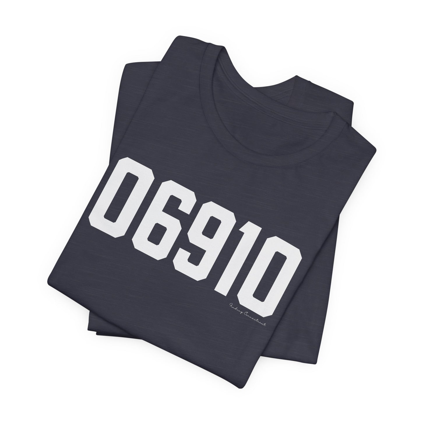 06910 Stamford CT Zip Code Unisex Jersey Short Sleeve T-Shirt