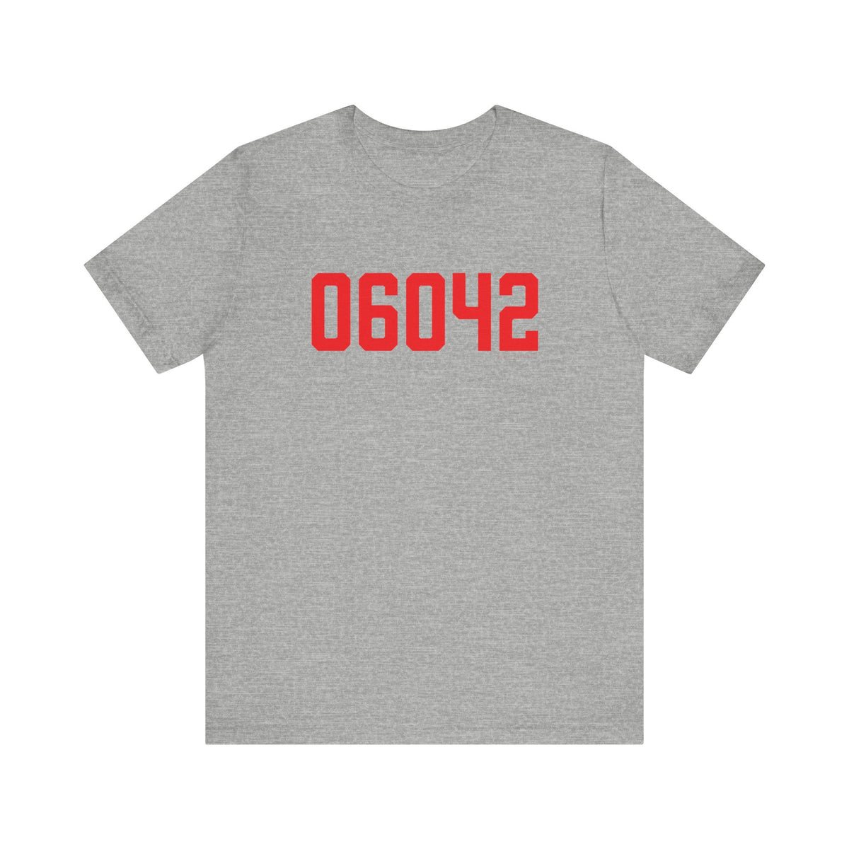 06042 Manchester Connecticut Zip Code Unisex Jersey Short Sleeve T-Shirt