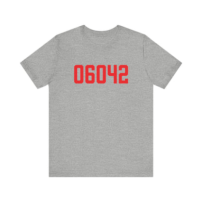 06042 Manchester Connecticut Zip Code Unisex Jersey Short Sleeve T-Shirt