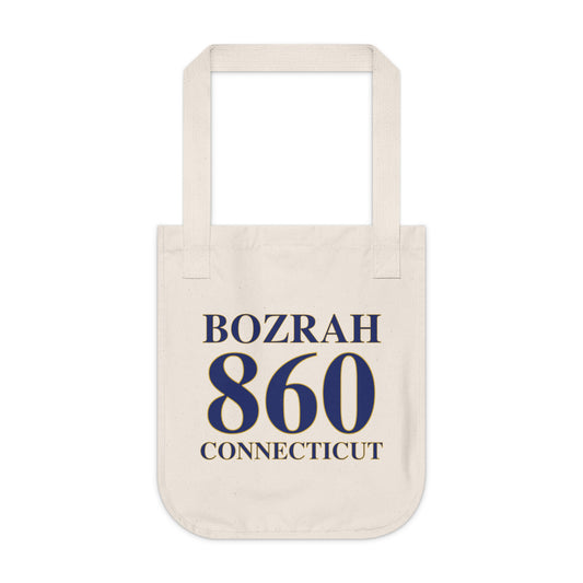 Bozrah 860 Connecticut Organic Canvas Tote Bag