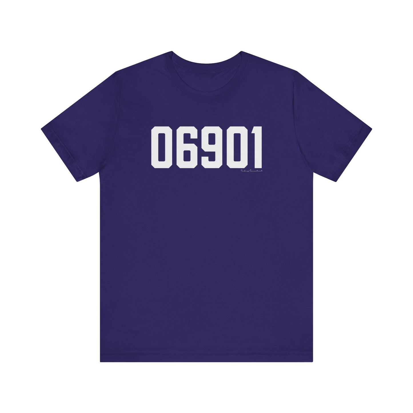 06901 Stamford Connecticut Zip Code Unisex Jersey Short Sleeve T-Shirt