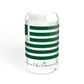 Brookfield Connecticut St. Patrick’s Day Flag Sipper Glass, 16oz