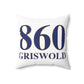 860 Griswold Spun Polyester Square Pillow