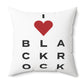 Black Rock Vision Spun Polyester Square Pillow