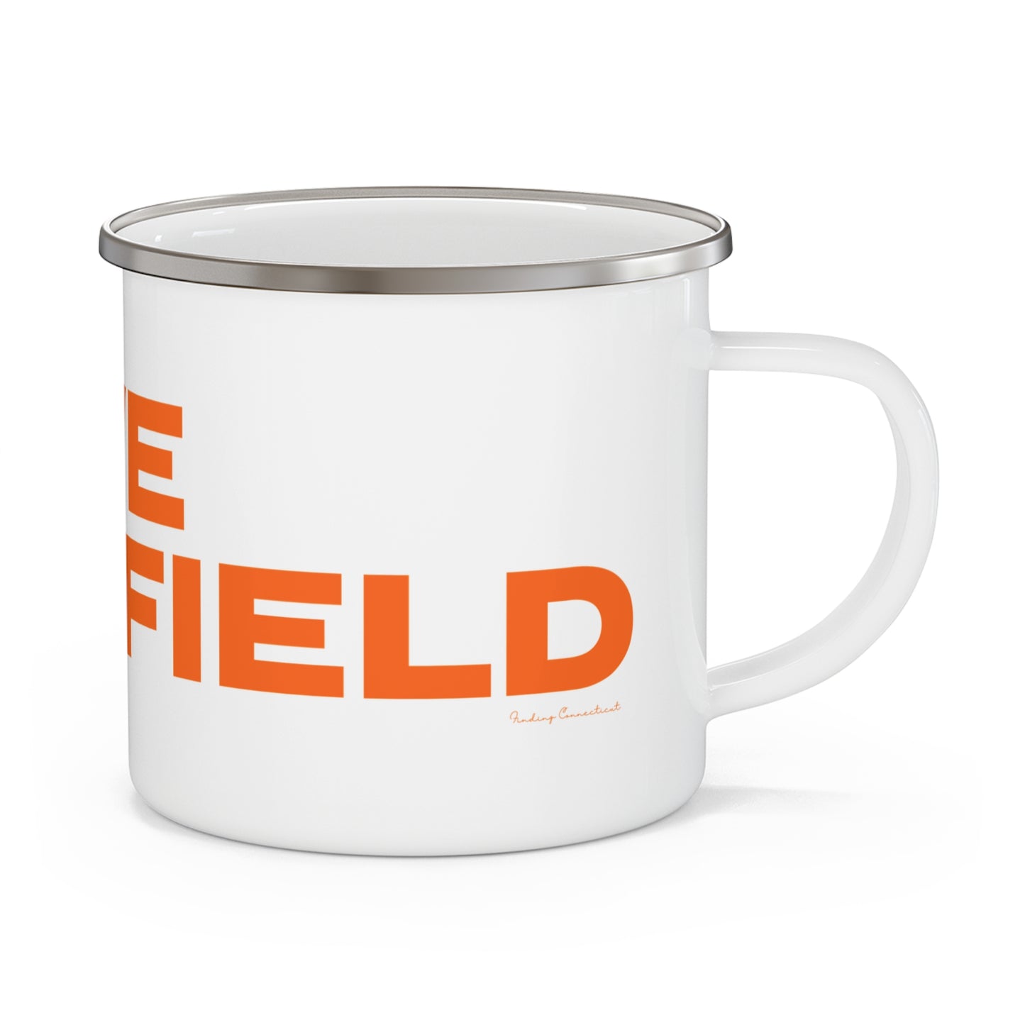 Love Ridgefield Enamel Camping Mug
