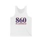 860 Plainfield Red, White & Blue Unisex Jersey Tank Top