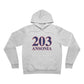 203 Ansonia Red White & Blue Unisex Sponge Fleece Pullover Hoodie