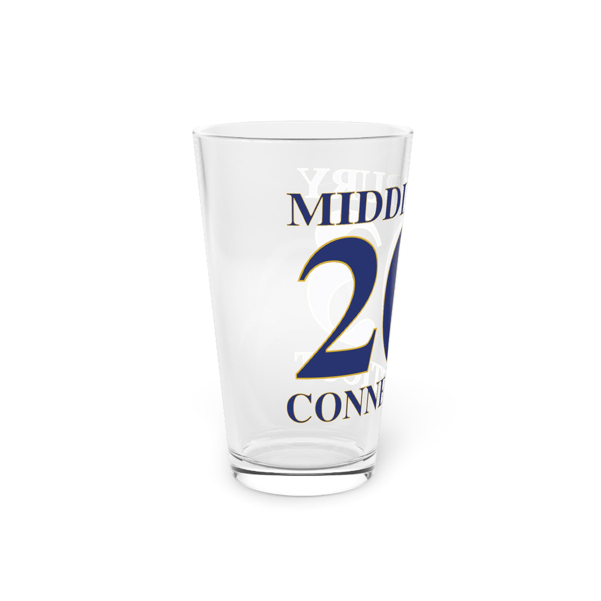 Middlebury 203 Connecticut Pint Glass, 16oz
