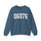 06076 Union CT Zip Code Unisex Heavy Blend™ Crewneck Sweatshirt