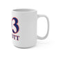 203 Wolcott Red White & Blue Mug 15oz