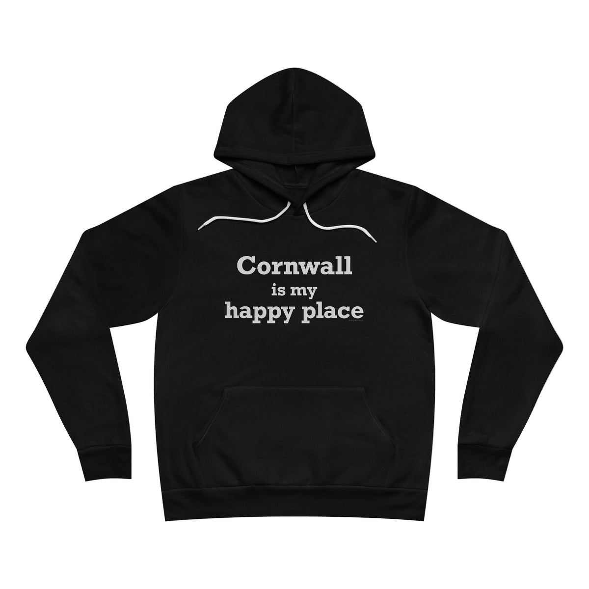 Cornwall is My Happy Place Unisex Sponge Fleece Pullover Hoodie