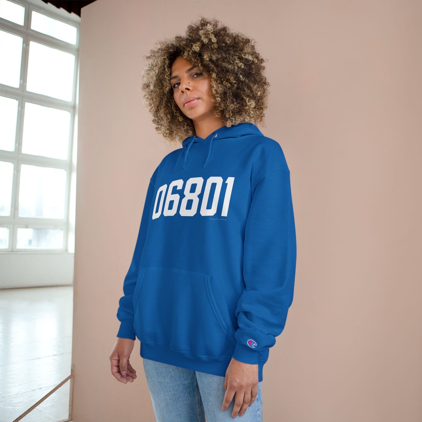 06801 Bethel CT Zip Code Champion Hoodie