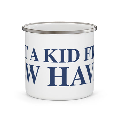 Just a kid from New Haven Enamel Camping Mug