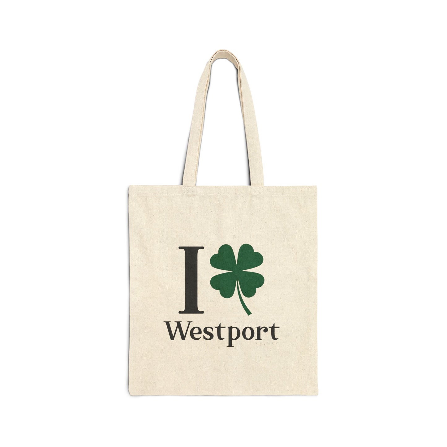 I Clover Westport Cotton Canvas Tote Bag