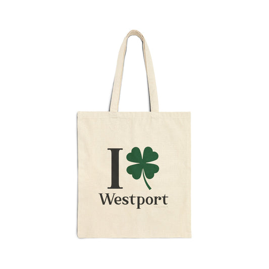I Clover Westport Cotton Canvas Tote Bag