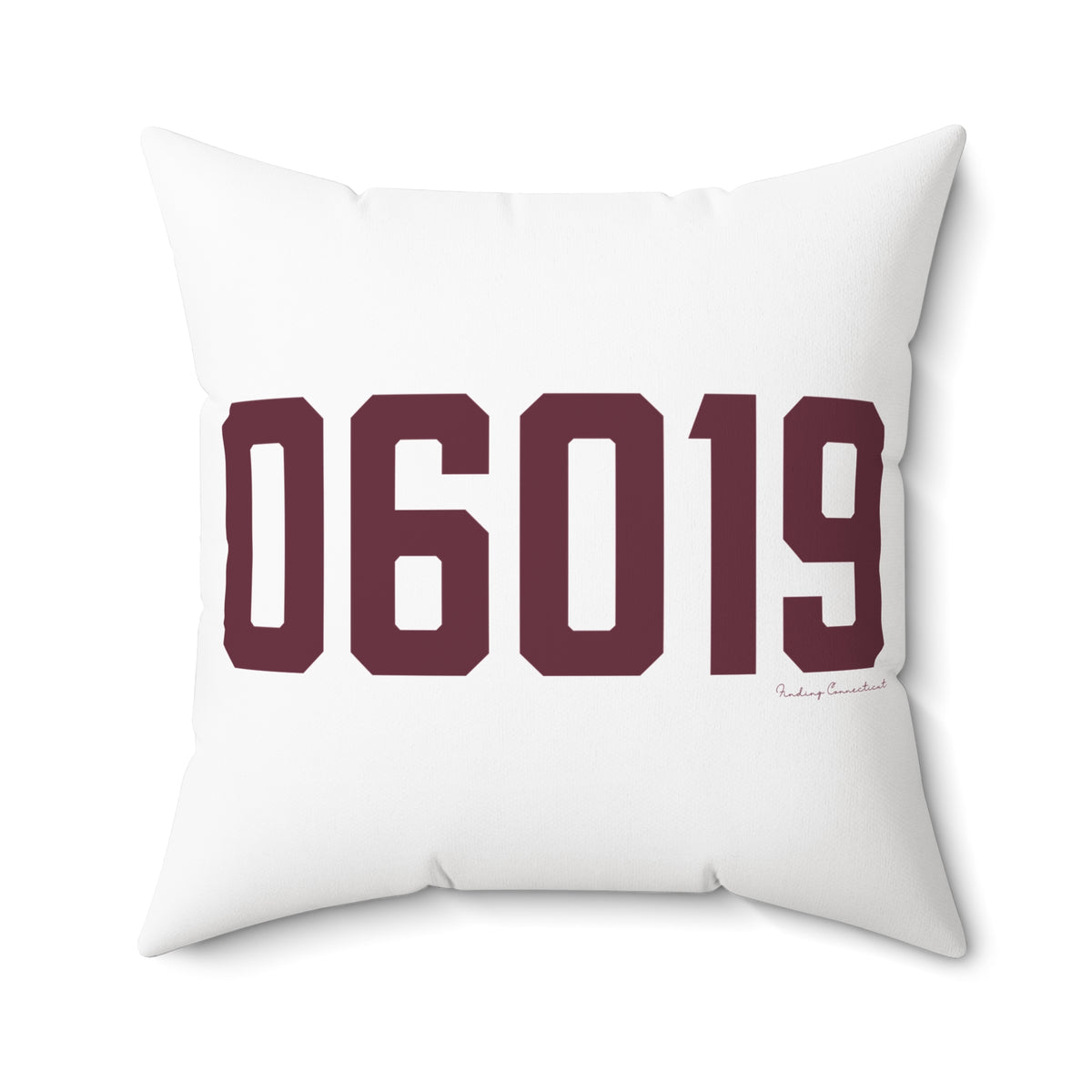 06019 Canton Connecticut Zip Code Polyester Square Pillow