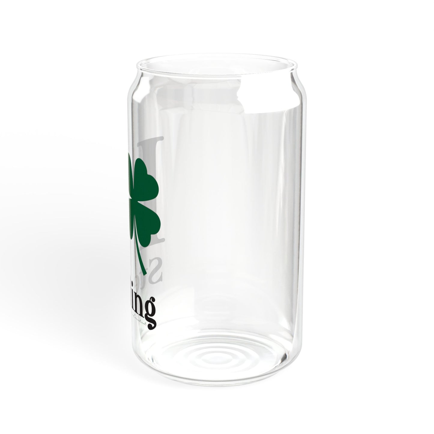 I Clover Sterling Sipper Glass, 16oz