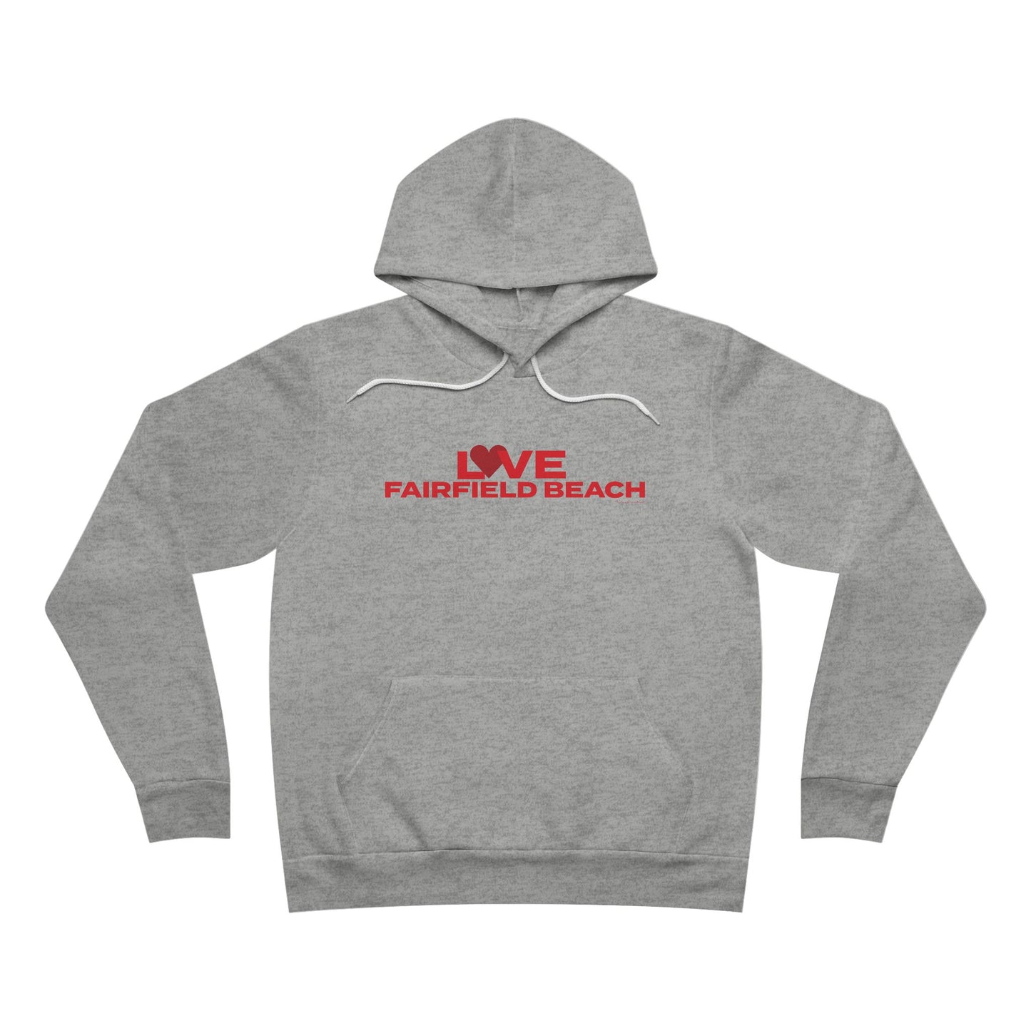 Love Fairfield Beach Unisex Sponge Fleece Pullover Hoodie