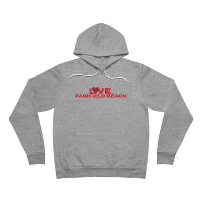 Love Fairfield Beach Unisex Sponge Fleece Pullover Hoodie