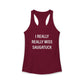 I Really Really Miss Saugatuck Women's Ideal Racerback Tank