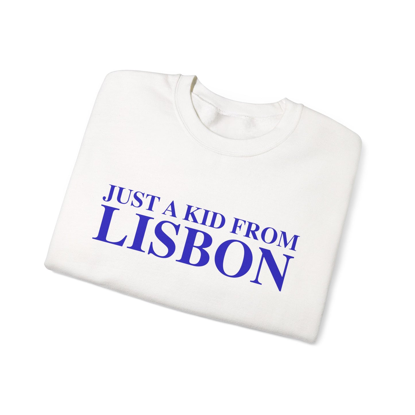 Just a kid from Lisbon Unisex Heavy Blend™ Crewneck Sweatshirt
