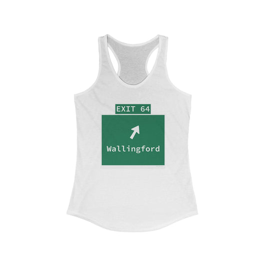 Vintage WCP Exit 64 Sign Women's Ideal Racerback Tank Top