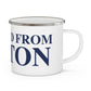 Just a kid from Bolton Enamel Camping Mug