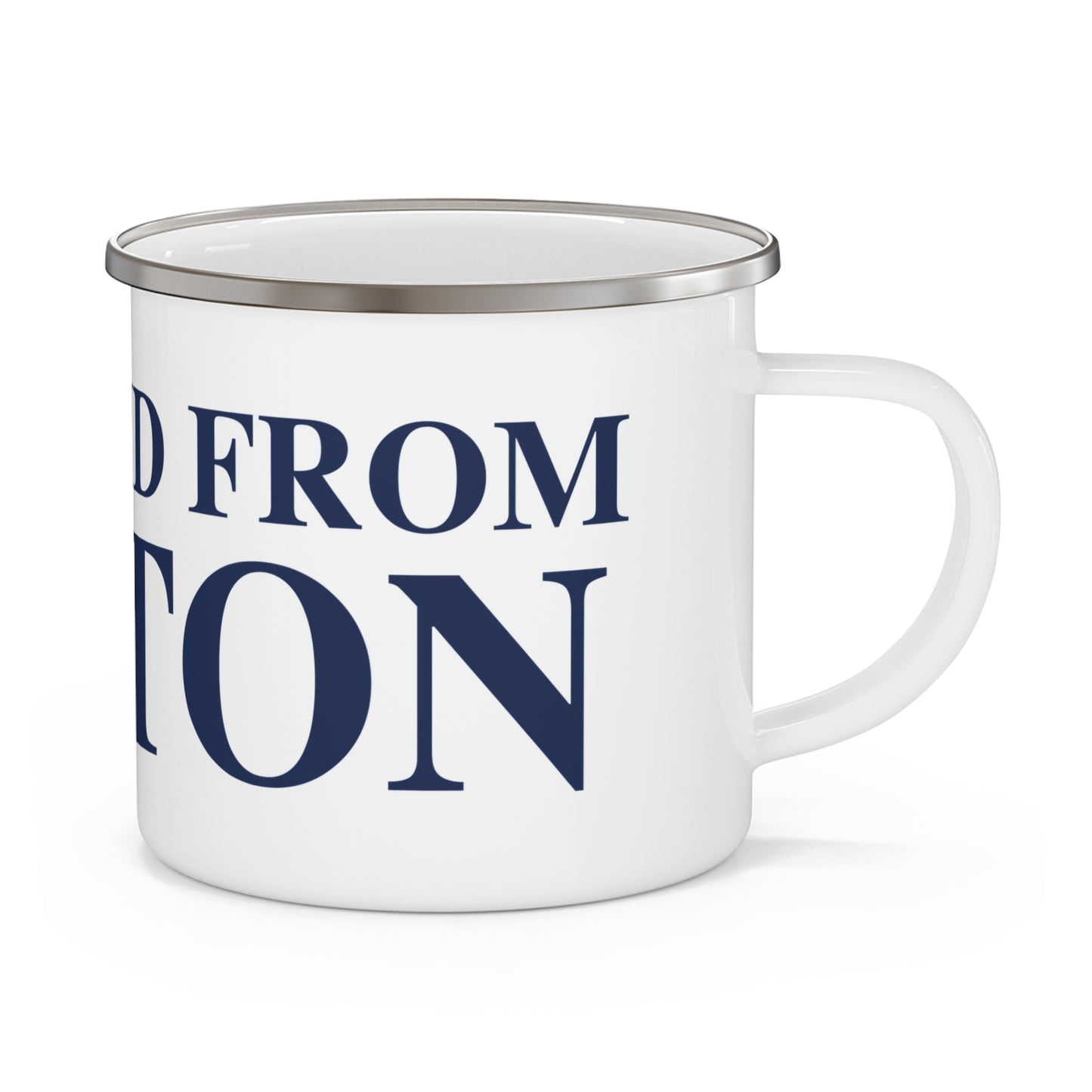 Just a kid from Bolton Enamel Camping Mug