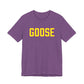 Goose Zip Code Yellow & Pink Unisex Jersey Short Sleeve Tee