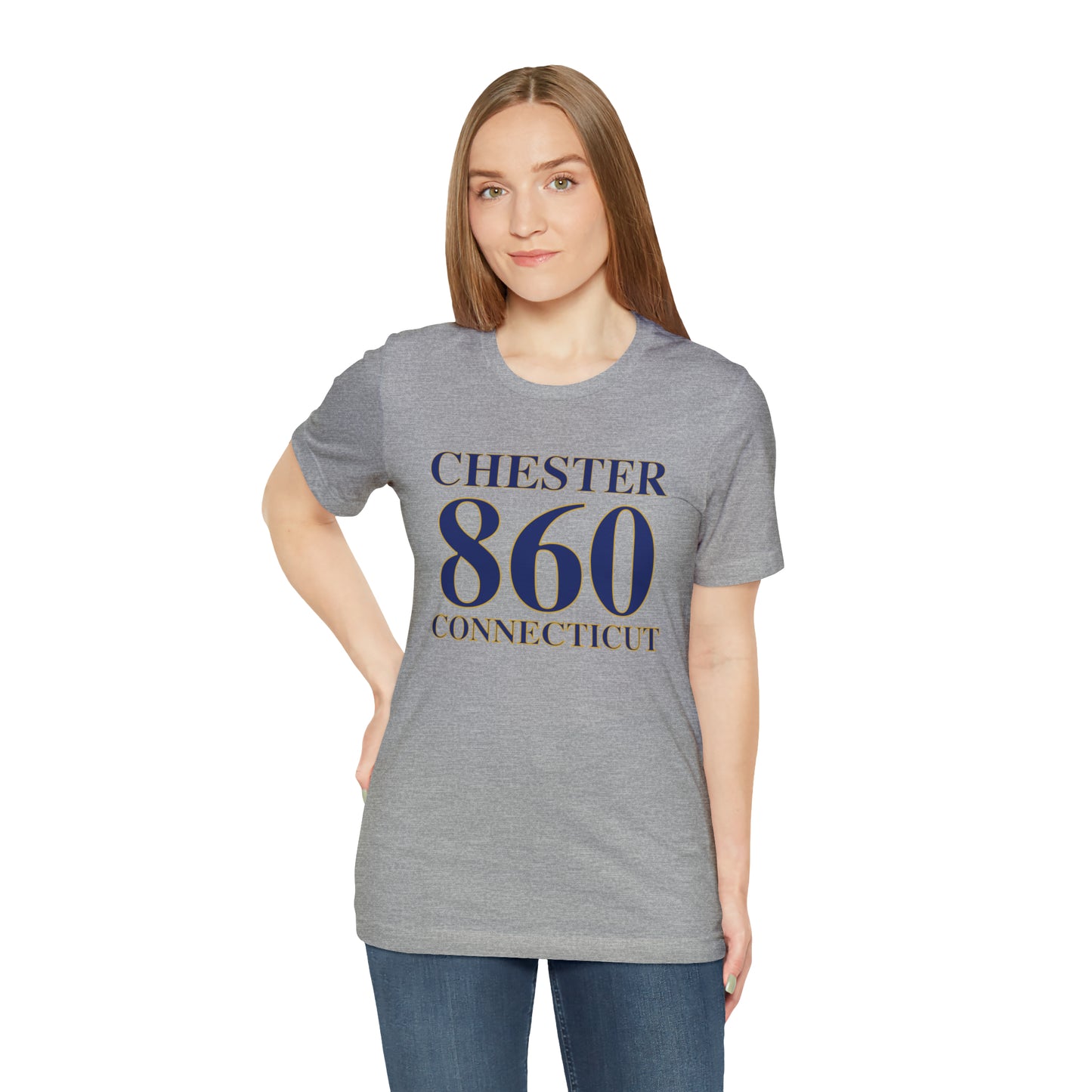 Chester 860 Connecticut Unisex Jersey Short Sleeve T-Shirt