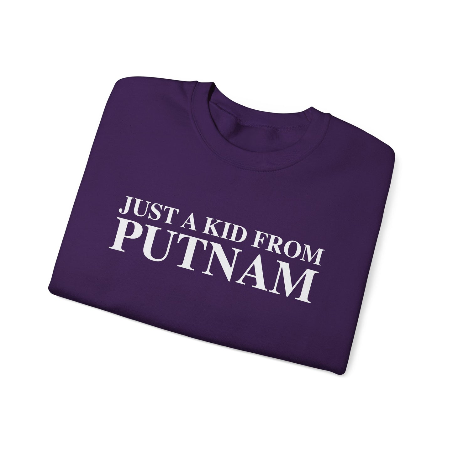 Just a kid from Putnam Unisex Heavy Blend™ Crewneck Sweatshirt