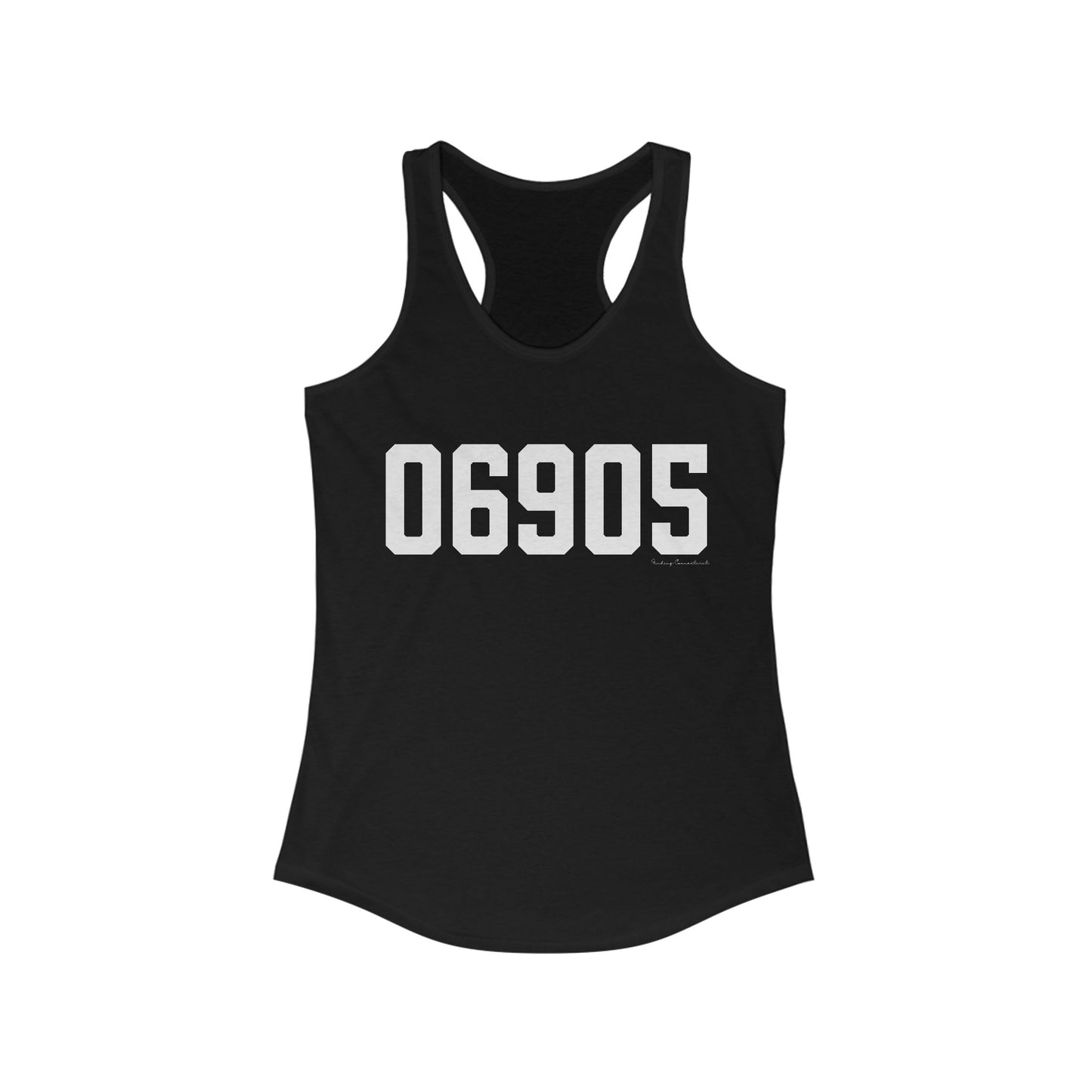 06905 Stamford CT Zip Code Women's Ideal Racerback Tank Top