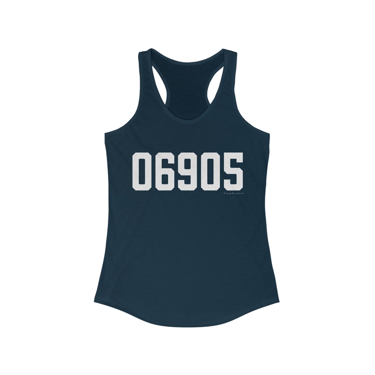06905 Stamford CT Zip Code Women's Ideal Racerback Tank Top