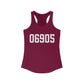 06905 Stamford CT Zip Code Women's Ideal Racerback Tank Top