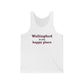 Wallingford is My Happy Place Unisex Jersey Tank Top
