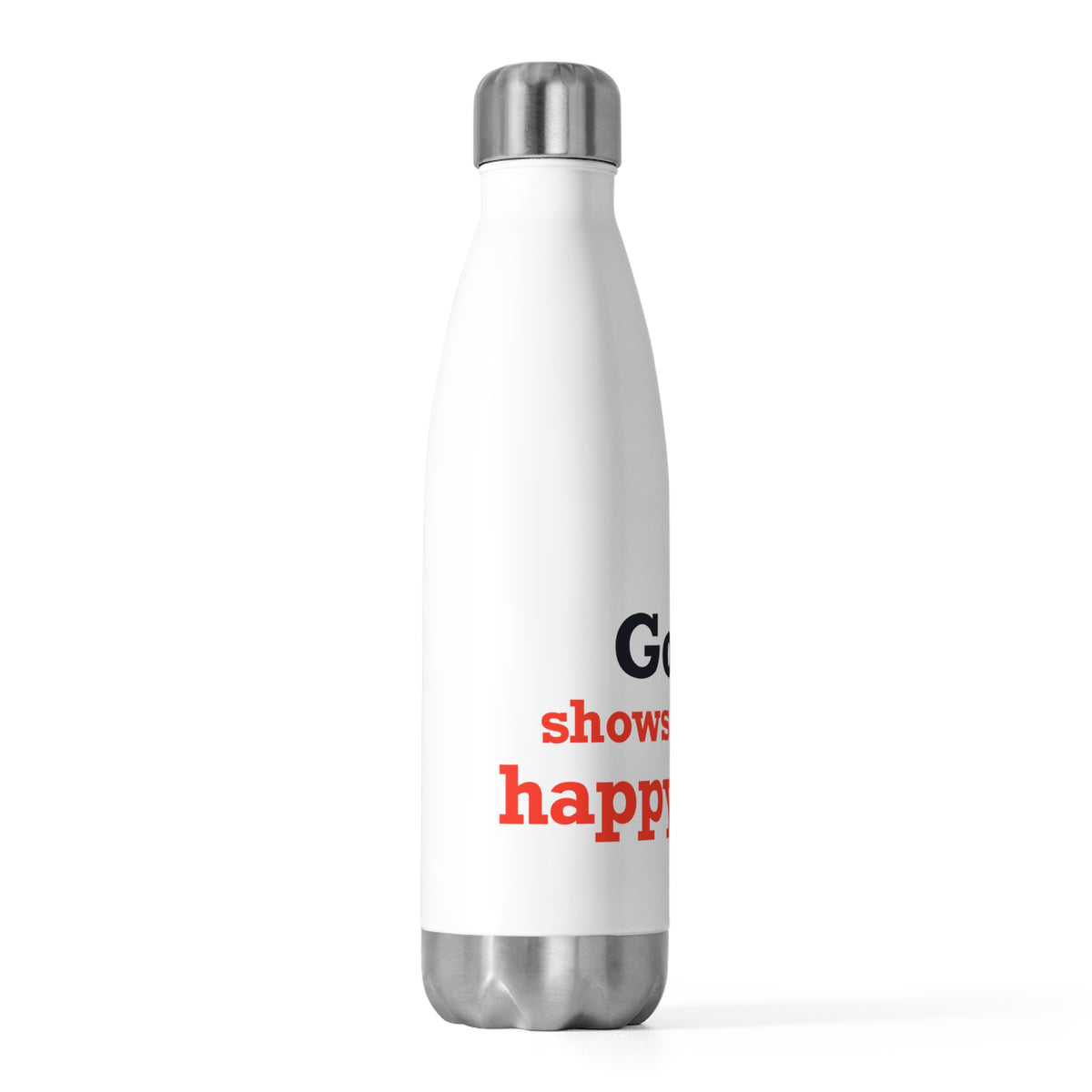 Goose Shows Are My Happy Place - Blue & Orange 20oz Insulated Bottle