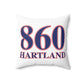 860 Hartland Red, White & Blue Spun Polyester Square Pillow