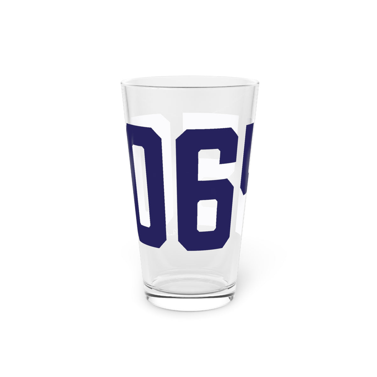 06450 Meriden Connecticut Zip Code Pint Glass, 16oz