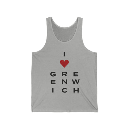 Greenwich Vision Unisex Jersey Tank Top