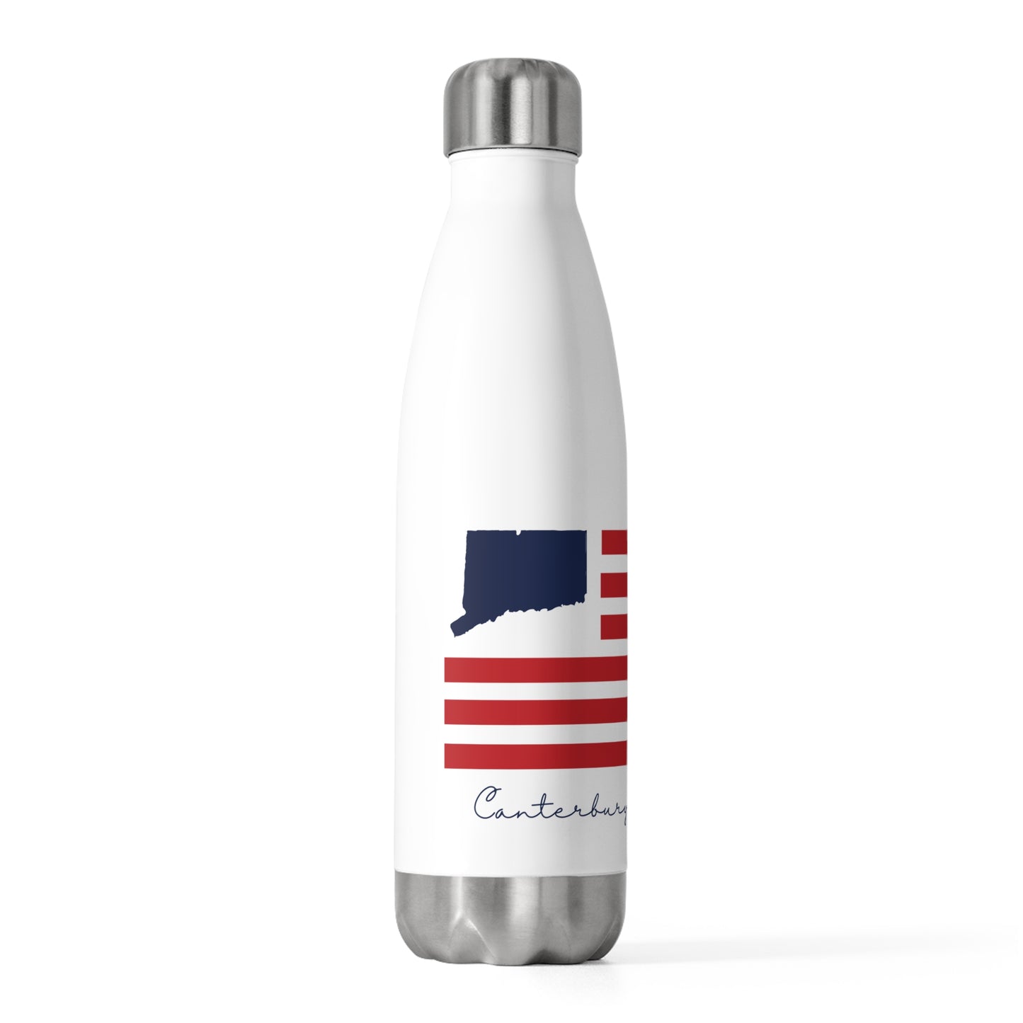 Canterbury Connecticut Flag 20oz Insulated Bottle