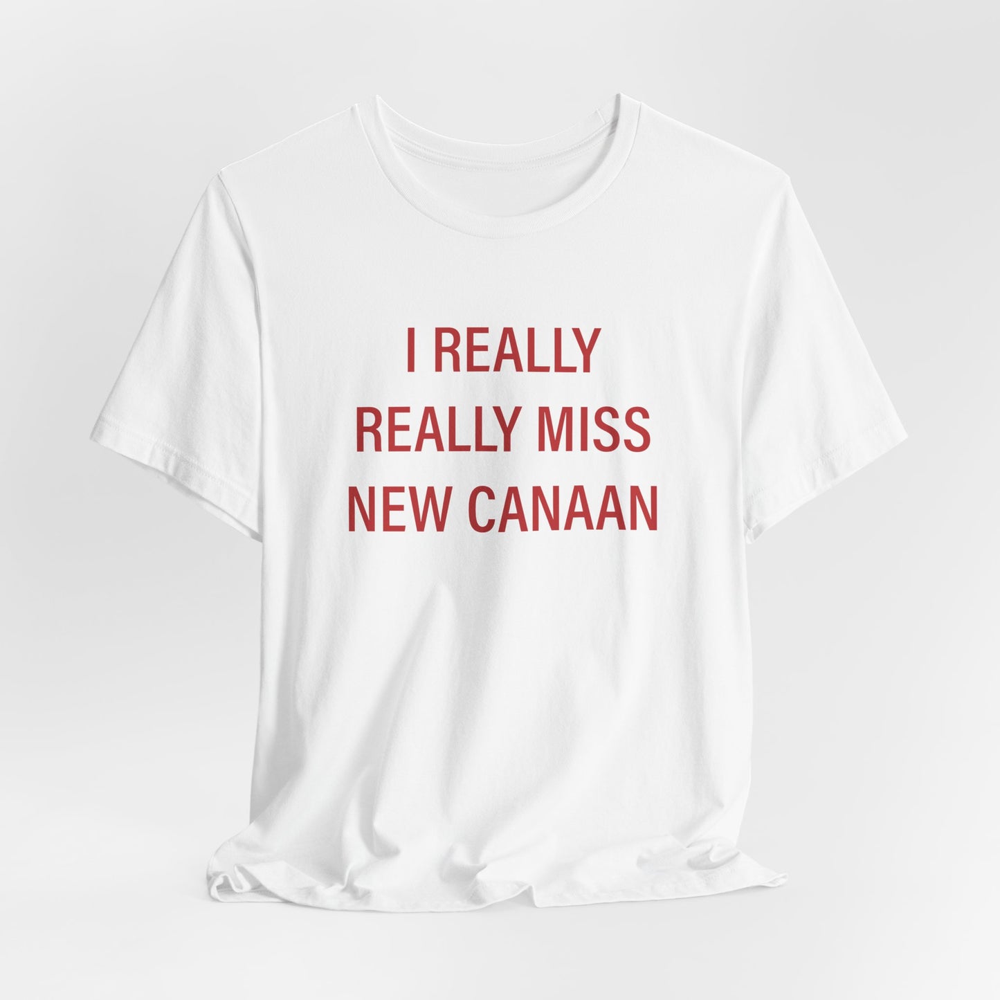 I Really Really Miss New Canaan Unisex Jersey Short Sleeve T-Shirt