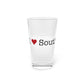 I Heart South Norwalk. Pint Glass, 16oz